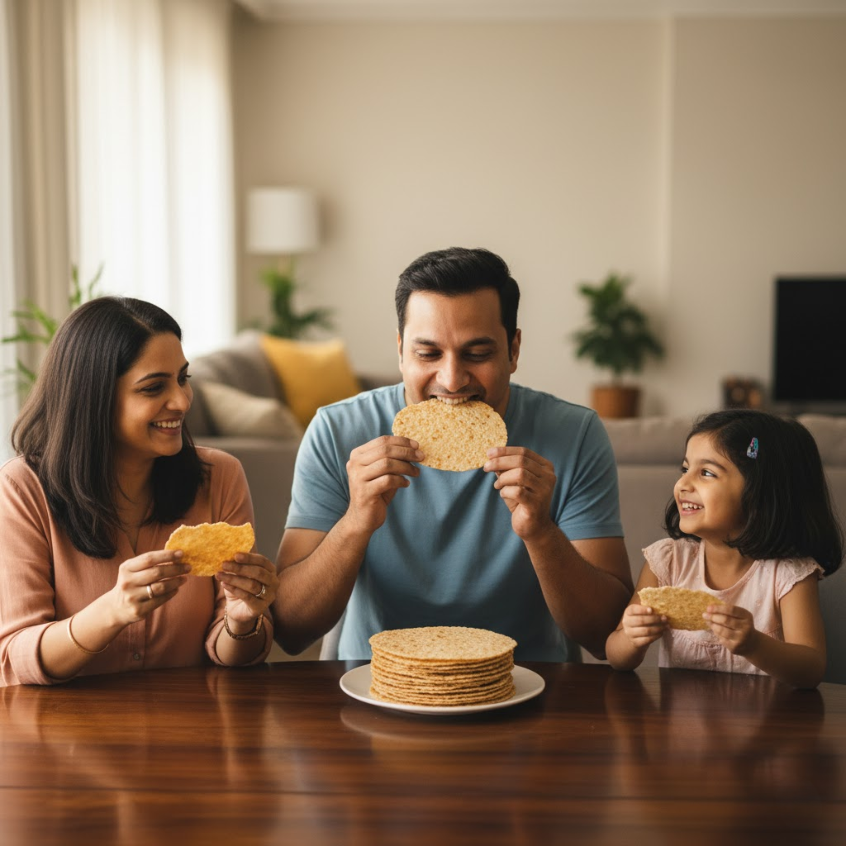 Artisans preparing Khakhra